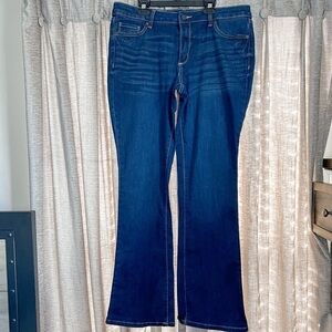 NWT Sonoma The Everyday Jean Bootcut Dark Denim Mid Rise Size 12